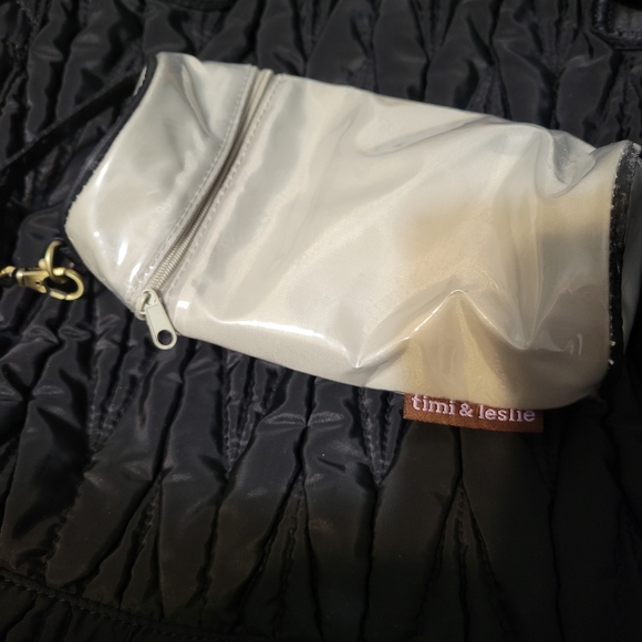 Timi & Leslie black Antoinette quilted boho style diaper bag - Picture 12 of 15